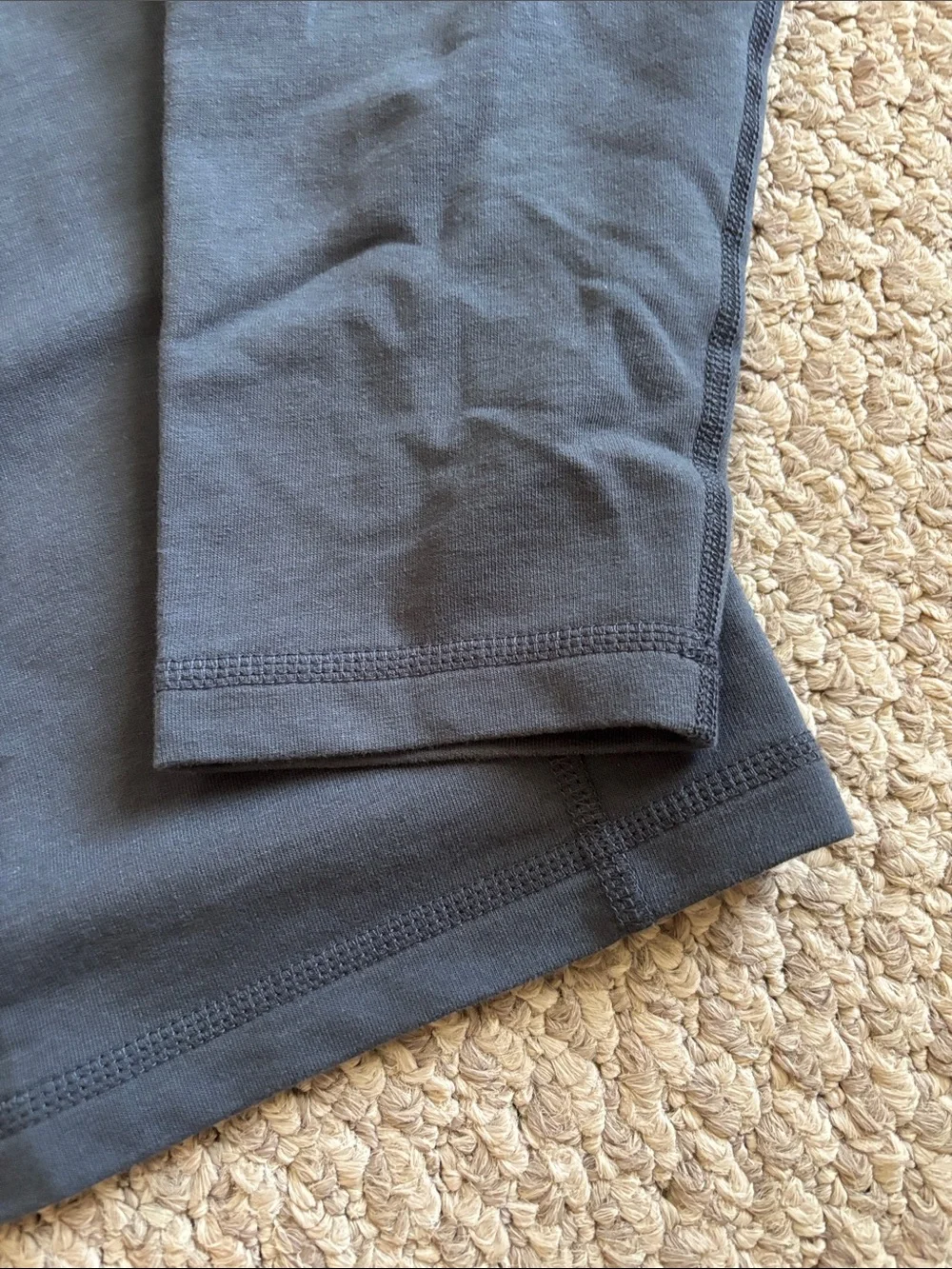 J. Crew Performance Pullover - Light Gray with Teal Trim